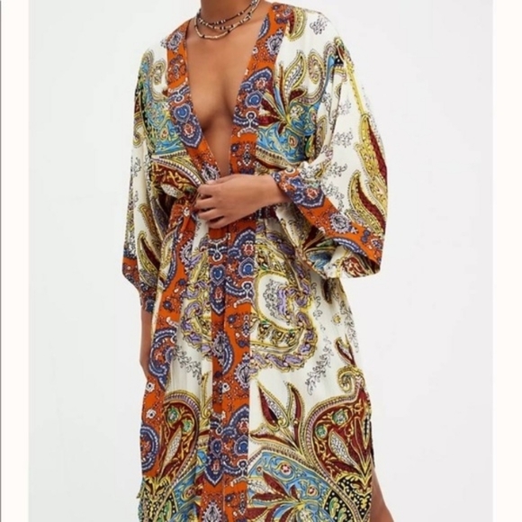 Free People Other - Free People Chamber Paisley Print Kimono